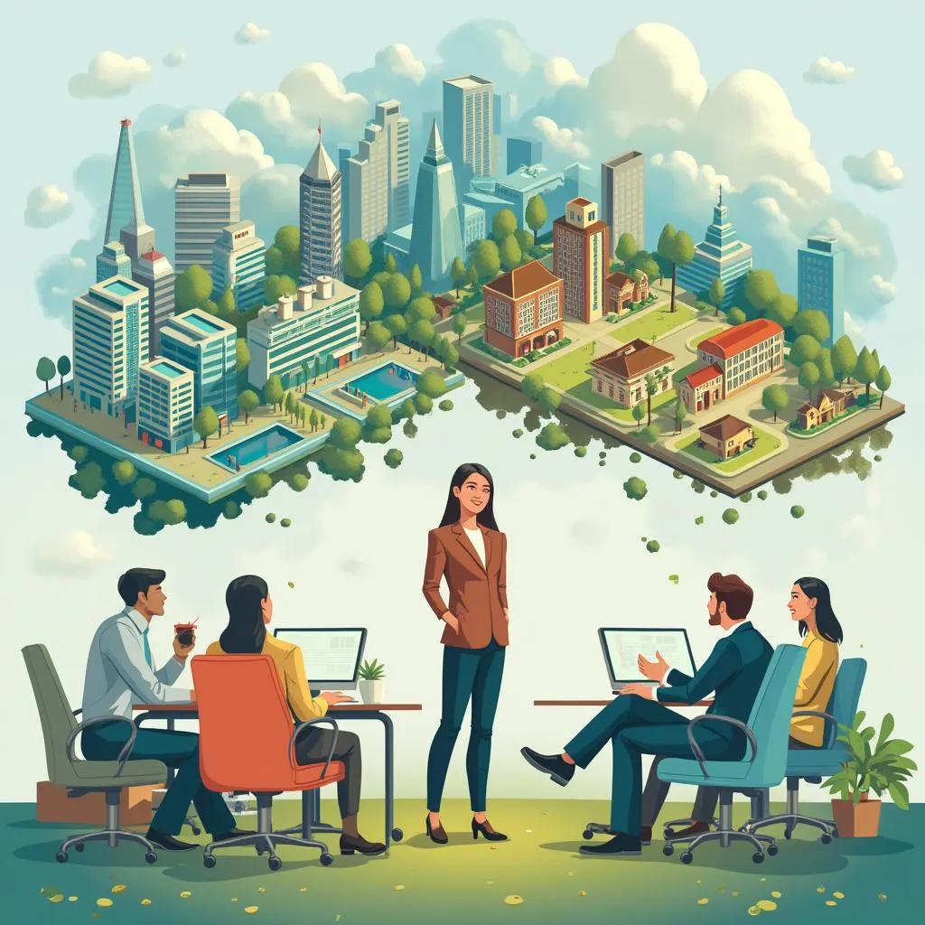 Visualization of environmental factors in personal development