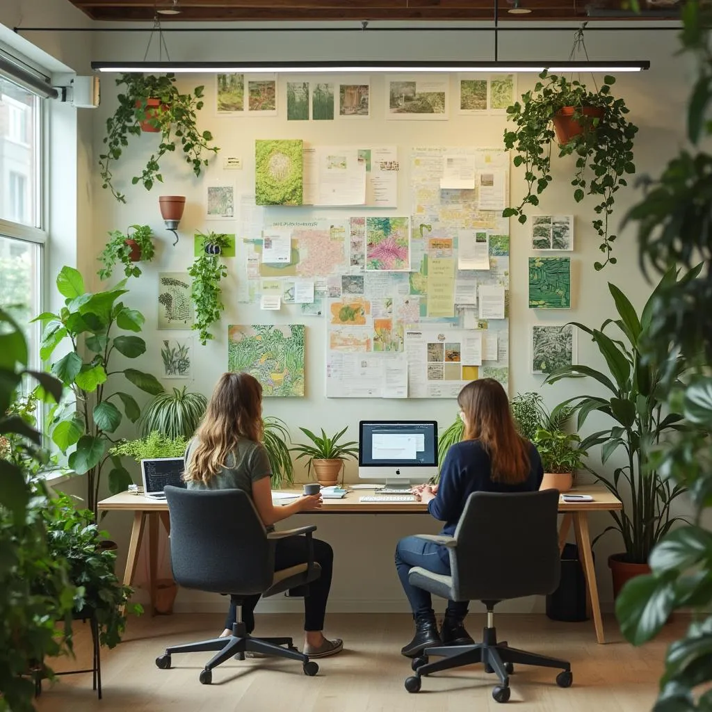 Sustainable coaching practices visualization